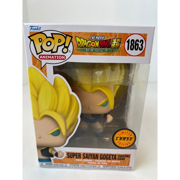 Funko POP! Animation Dragon Ball Super Broly Super Saiyan Gogeta 1863 Chase - Picture 1 of 7